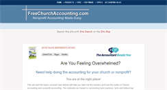 Desktop Screenshot of freechurchaccounting.com